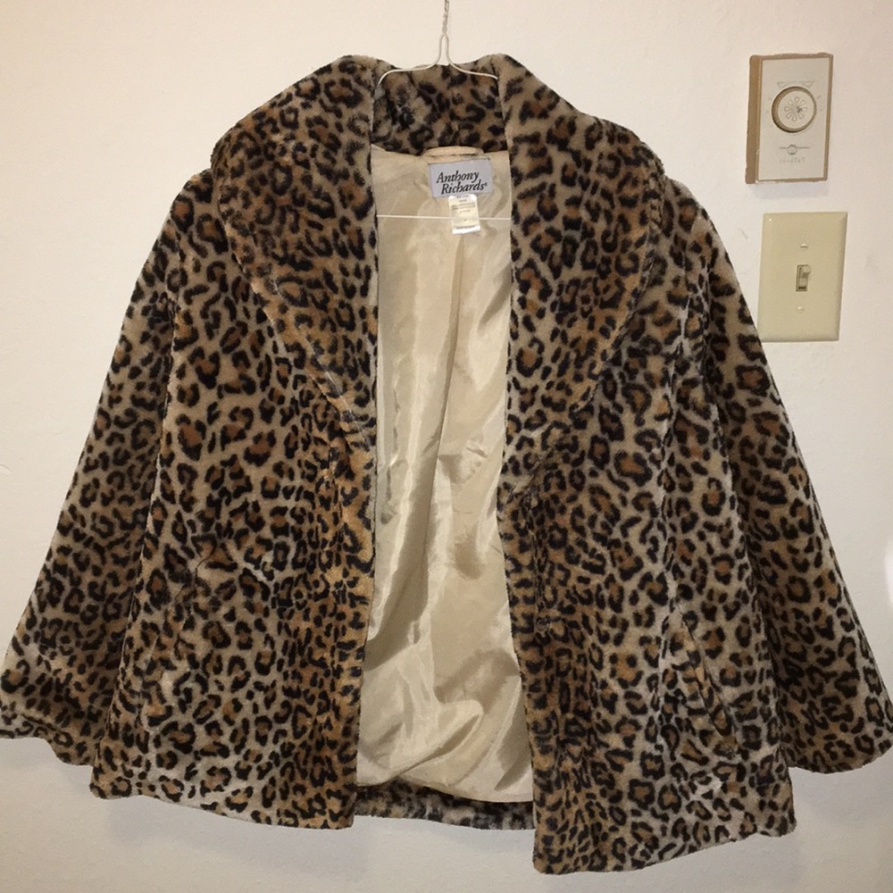 Leopard Coat NWOT